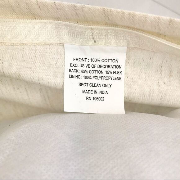 Bella Lux Gold Bead Lace Bunny Appliqué Happy Easter Decorative Accent Pillow - Picture 11 of 11